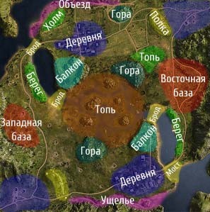 World of Tanks карта Топь