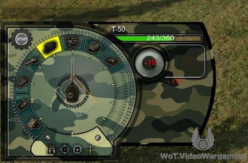 Дамаг панель с камуфляжем для World of Tanks