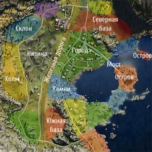 World of Tanks карта Тихий берег