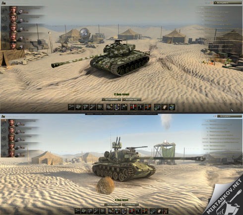 Пустынный ангар World of Tanks