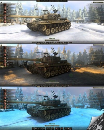 Зимний ангар для World of Tanks