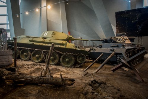Танковый таран: в минском музее сошлись Pz.Kpfw. III и Т-34-76