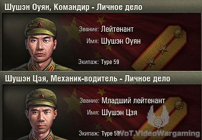 Мод замена всех имен танкистов на русские