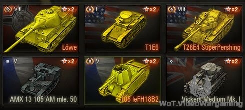 Мод золотые иконки премиум танков WoT