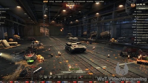 World of Tanks ангар на Хэллоуин